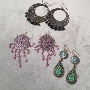 3 set earings